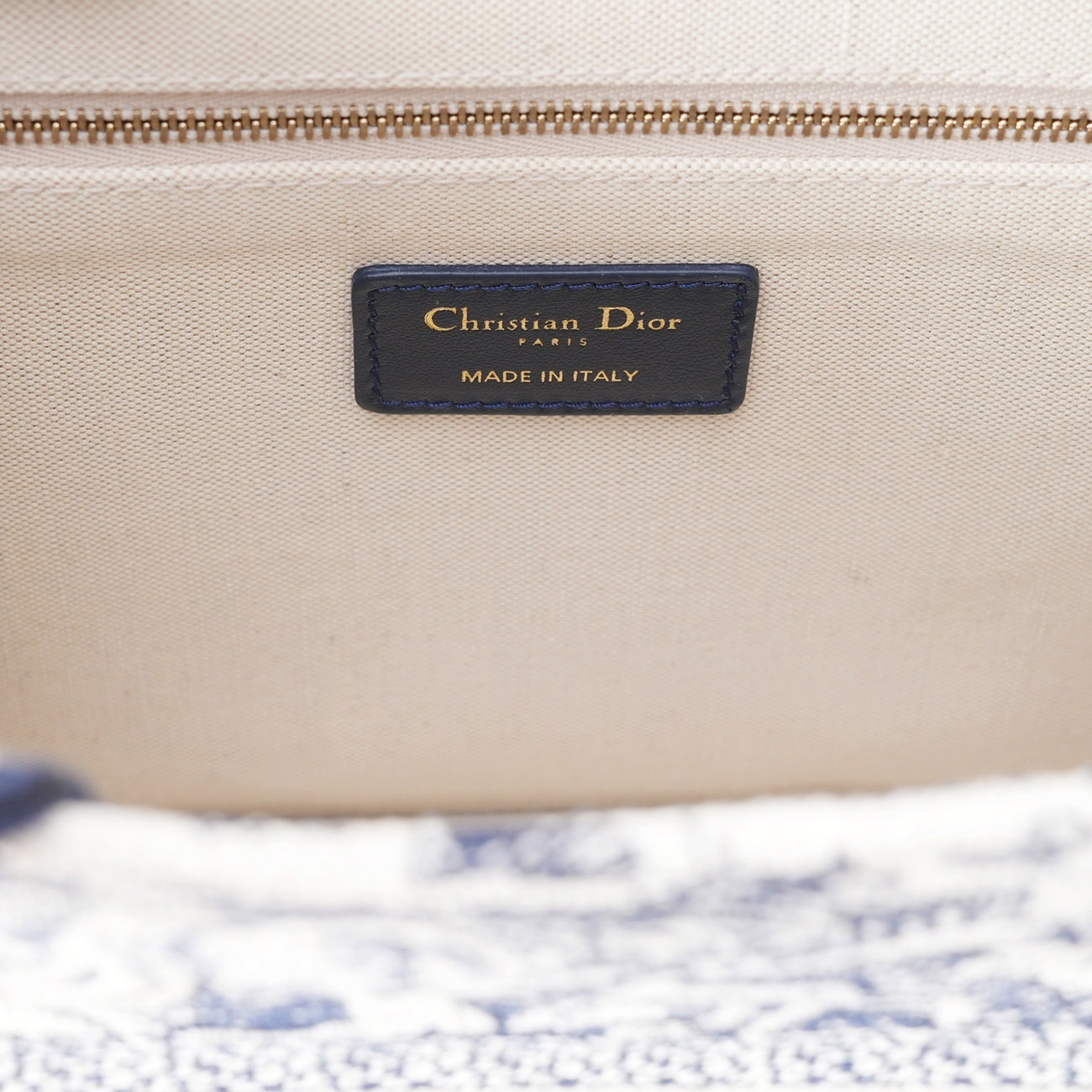 CHRISTIAN DIOR(USED)디올 M1325 레더 북토트 스몰